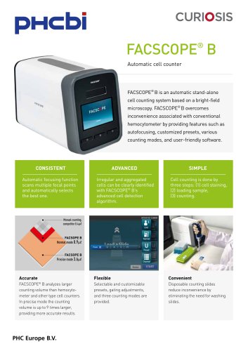 FACSCOPE&reg; B - CUR-CRFCB-01