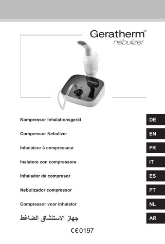 Geratherm® nebulizer Compressor Nebulizer