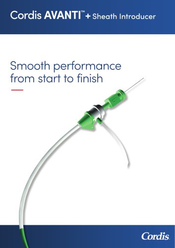 Cordis AVANTI® + Sheath Introducer