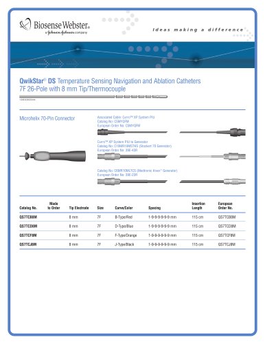 QWIKSTAR DS 7F 26-pole with 8 mm Tip/Thermocouple