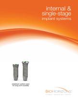 Internal & Single-stage  Dental Implant Catalog