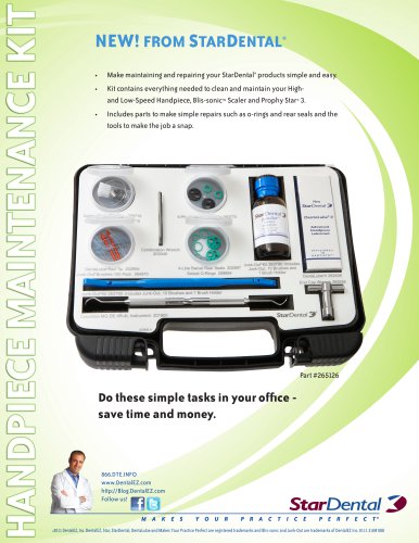 Handpiece Maintenance Kit