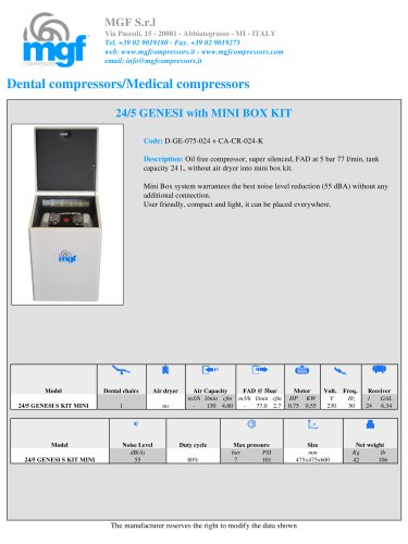 24/5 GENESI with MINI BOX KIT