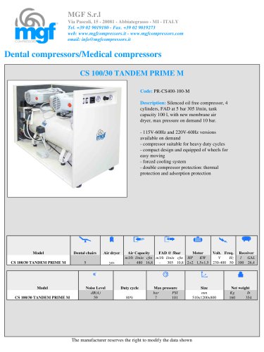 CS 100/30 TANDEM PRIME M