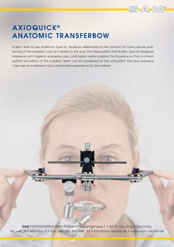 AXIOQUICK® ANATOMIC TRANSFERBOW