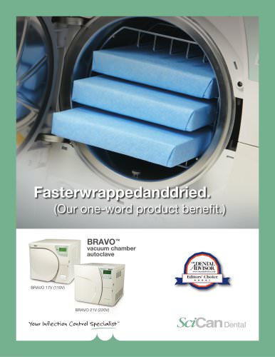 BRAVO chamber autoclave