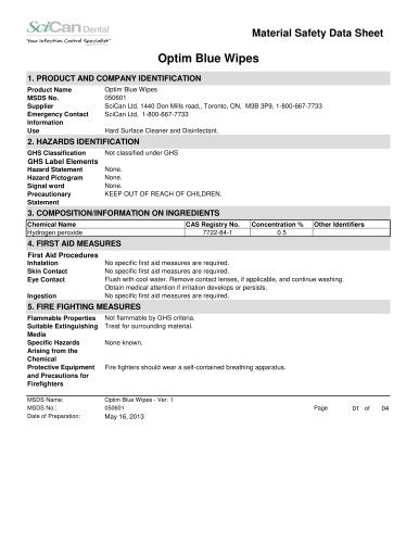 OPTIM 33TB MSDS (EN)