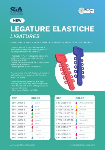 Elastomeric ligatures