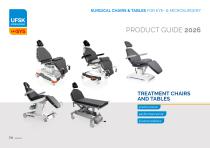Treatment chairs and tables
