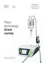 Piezo  technology: Great  variety