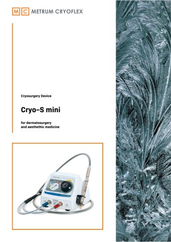 Cryo-S Mini for Dermatology