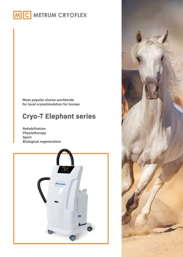 Cryo-T Elephant for veterinary