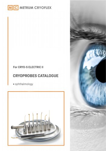 Ophthalmological probes for Cryo-S Electric II