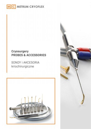 Probes catalogue for Cryo-S Classic/Mini