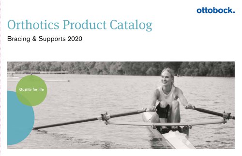 Orthotics Product Catalog