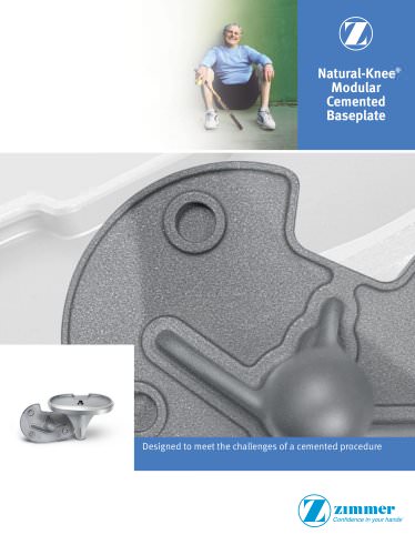 Natural-Knee® II Modular CoCr Cemented Tibial Baseplate