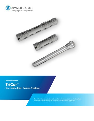 TriCor™ Sacroiliac Joint Fusion System