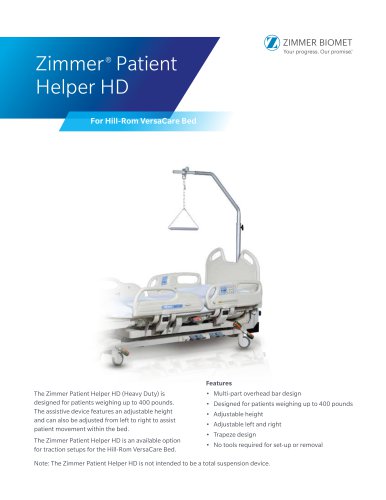 Zimmer® Patient Helper HD For Hill-Rom VersaCare Bed