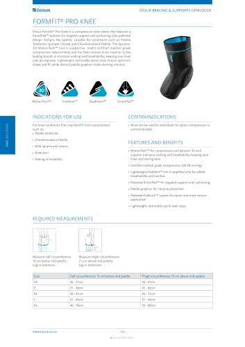 FORMFIT&reg; PRO KNEE 