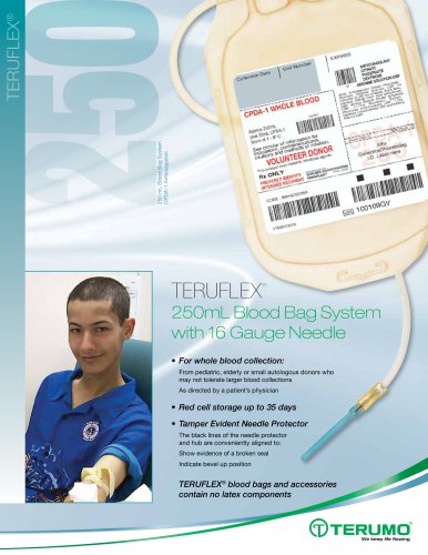 TERUFLEX Dry Blood Bag Brochure