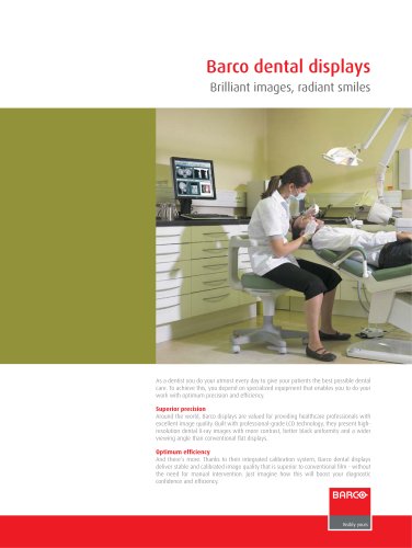 Barco dental displays