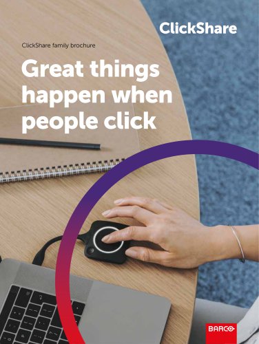 ClickShare family brochure