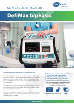 DefiMax biphasic clinical defibrillator