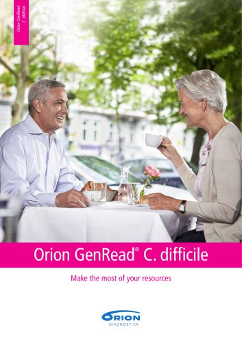 Orion GenRead C. difficile Sales Sheet