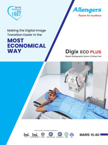 Digital Radiography System - Digix ECO PLUS (Ceiling Free)