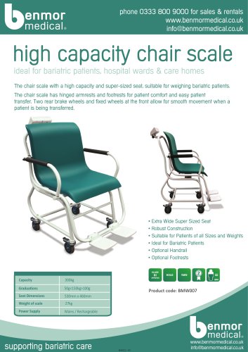 high capacity chair scales