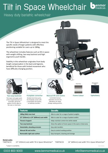 tilt in space wheelchair