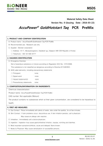 AccuPower ® GoldHotstart