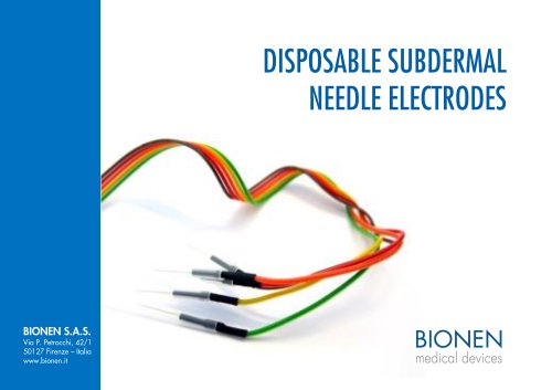 DISPOSABLE SUBDERMAL NEEDLE ELECTRODES