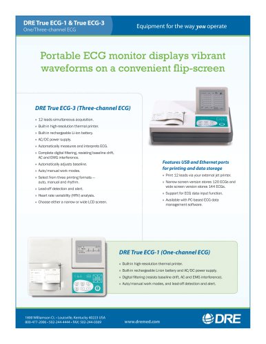 DRE True ECG-1 & True ECG-3