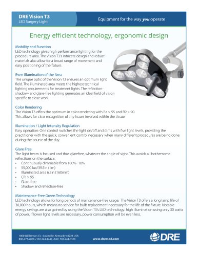 DRE Vision T3 LED Surgery Light