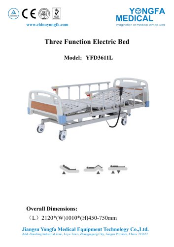 YFD3611L Three Function Electric Bed