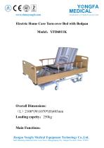 YFD6011K Electric Home Care Turn-over Bed with Bedpan