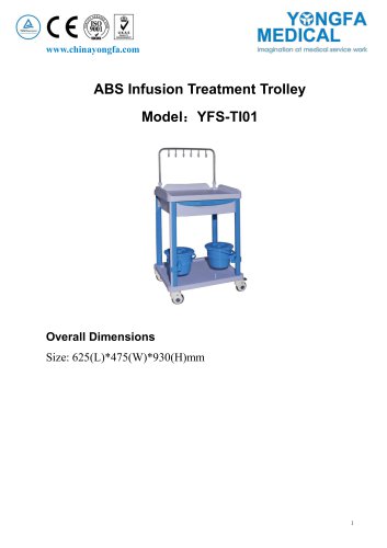 YFS-TI01 ABS Infusion Treatment Trolley