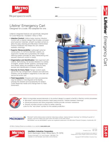 Lifeline®  Emergency Cart