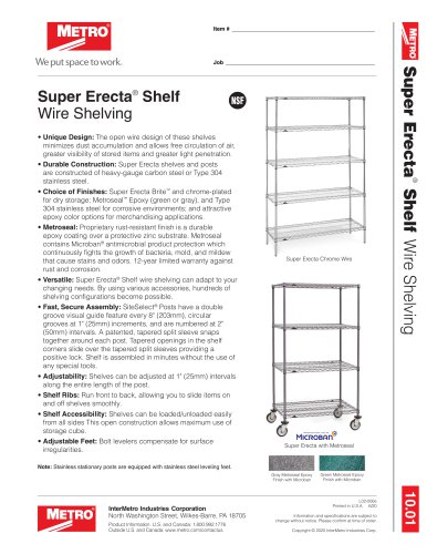 Super Erecta Wire Shelving