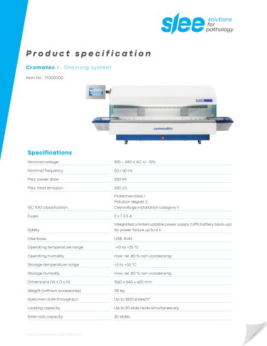 Cromatec I ∙ Staining system