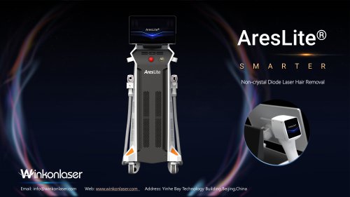 Winkonlaser AresLite&reg; DM40P 2 Handles laser hair removal Machine