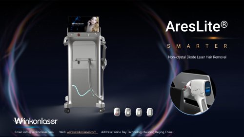 Winkonlaser AresLite&reg; DM60 2 Handles laser hair removal Machine