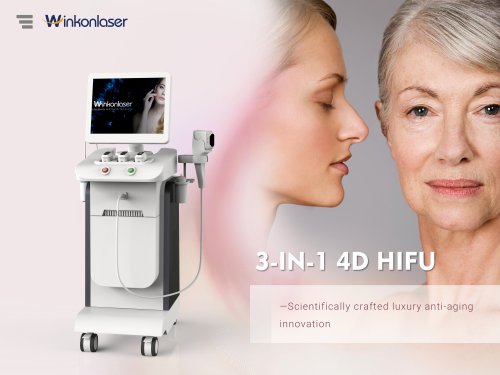 Winkonlaser CS100 3-in-1 4D HIFU Upright Machine