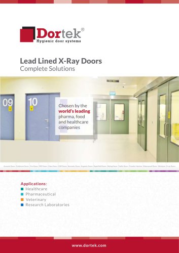 Lead Lined X-Ray Doors