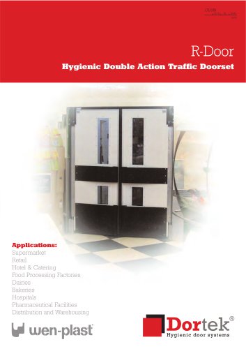 R Type Double Action Traffic Door