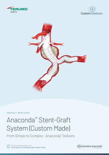 Anaconda&trade; Stent-Graft System (Custom Made)