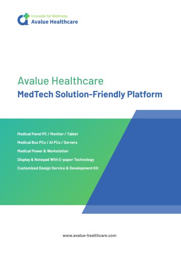 Avalue Healthcare Product Catalogue 2025