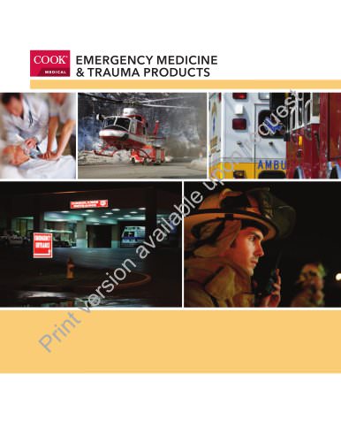 Emergency Medicine & Trauma Products