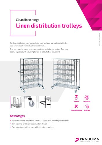 Chromed shelves & trolleys